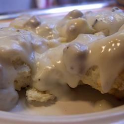 Scratch Biscuits and Gravy