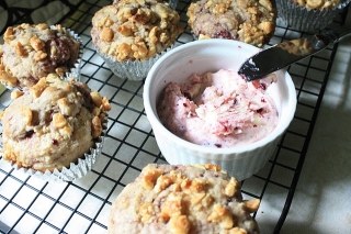 Peanut Butter and J Muffins