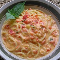 Sweet Pepper Fettuccine