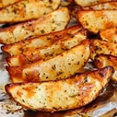 Garlic Potato Wedges