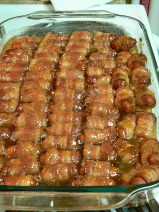 Bacon Wrapped Smokies