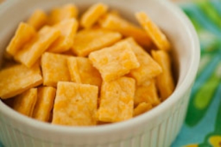 Homemade Cheeze-its