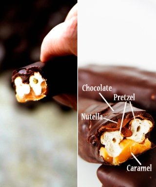 Nutella Twix Bars
