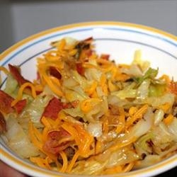 Cheesy Bacon Cabbage