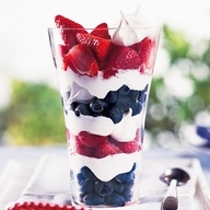 Red White and Blue Parfait