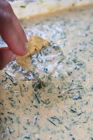 Hot Spinach Salsa Dip