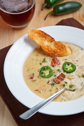 Ale and Cheddar Soup