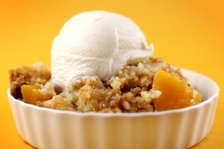 Peach Crunch Cake