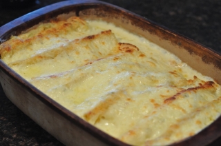 White Chicken Enchiladas