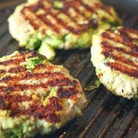 Turkey Avocado Burgers