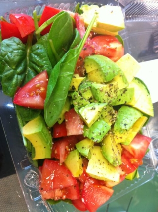 Avocado and Spinach Salad