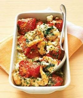 Shrimp Feta and Tomatoes