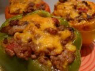 Stuffed Cheesy Peppers