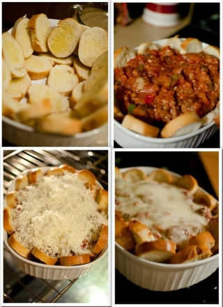 Meatball Sandwich Casserole