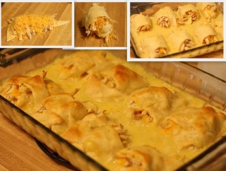 Cheesy Chicken Rolls