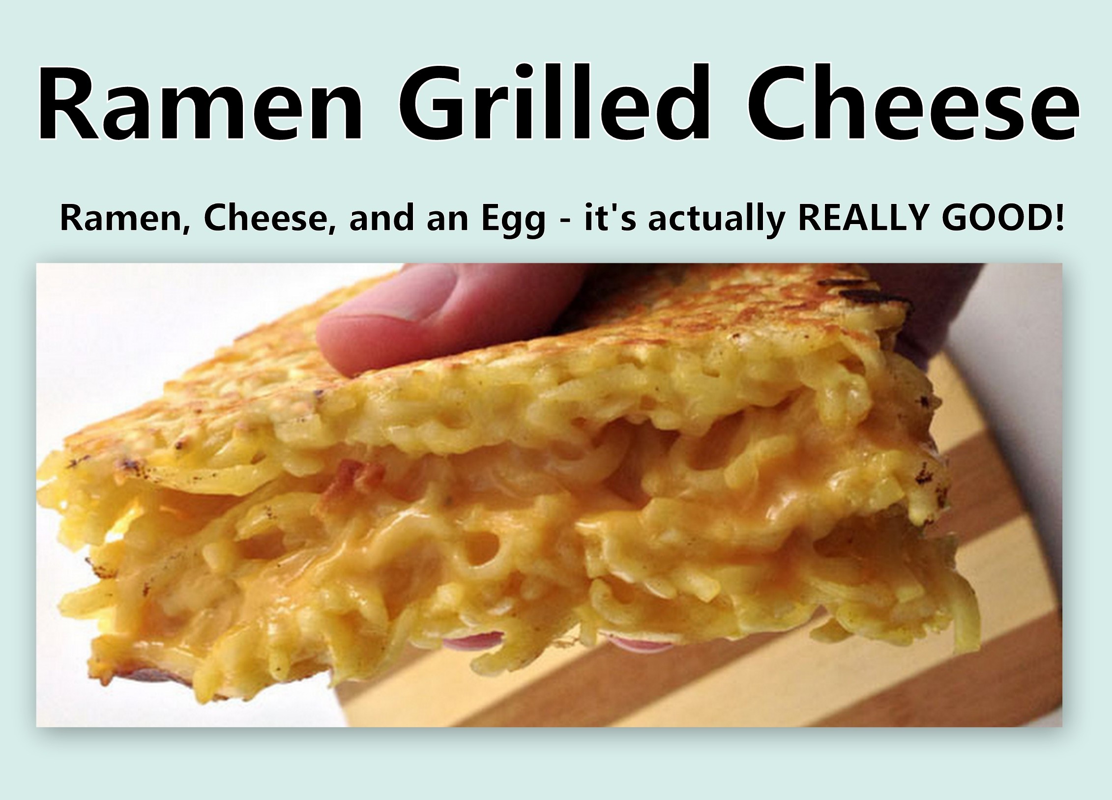 Ramen Grilled Cheese