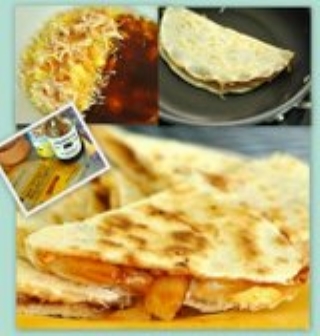 Pineapple BBQ Quesadilla