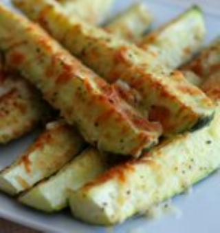 Parmesan Zucchini Spears