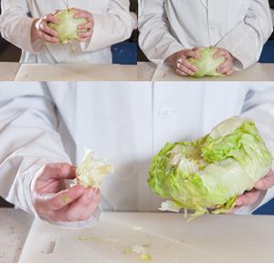 Lettuce Core Removal