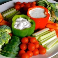 Bell Pepper Dip Bowls