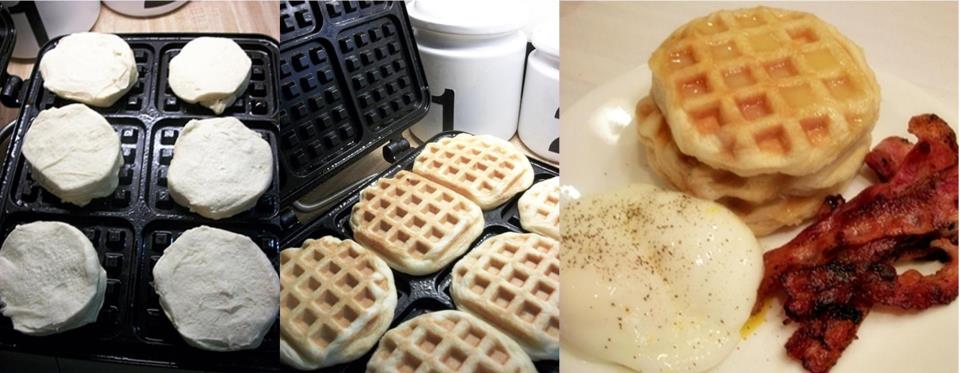 Make Biscuits in the Waffle Maker