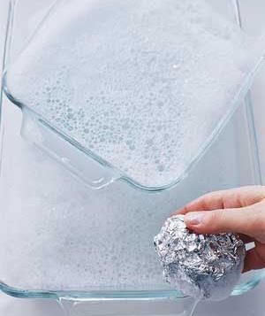 Aluminum Foil as a scrubber