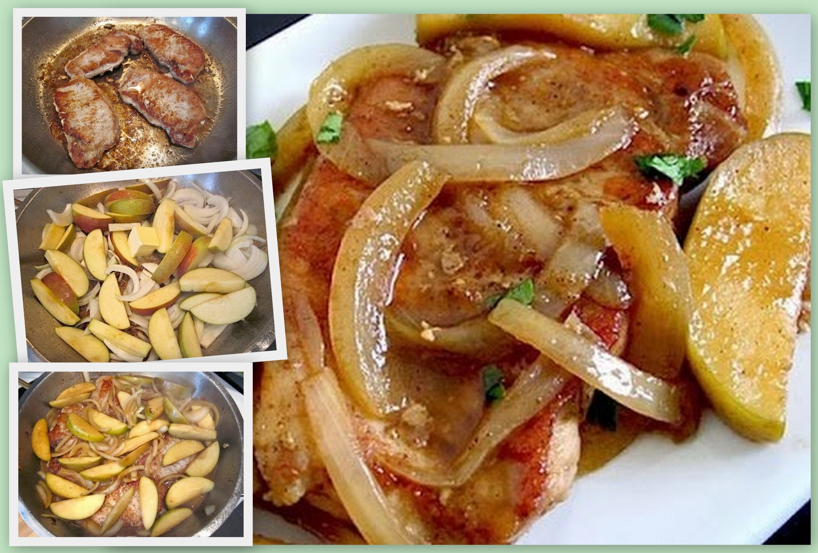 One Pan Apple Pork Chops