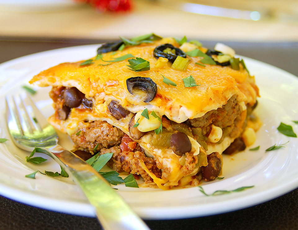 Easy Mexican Lasagna