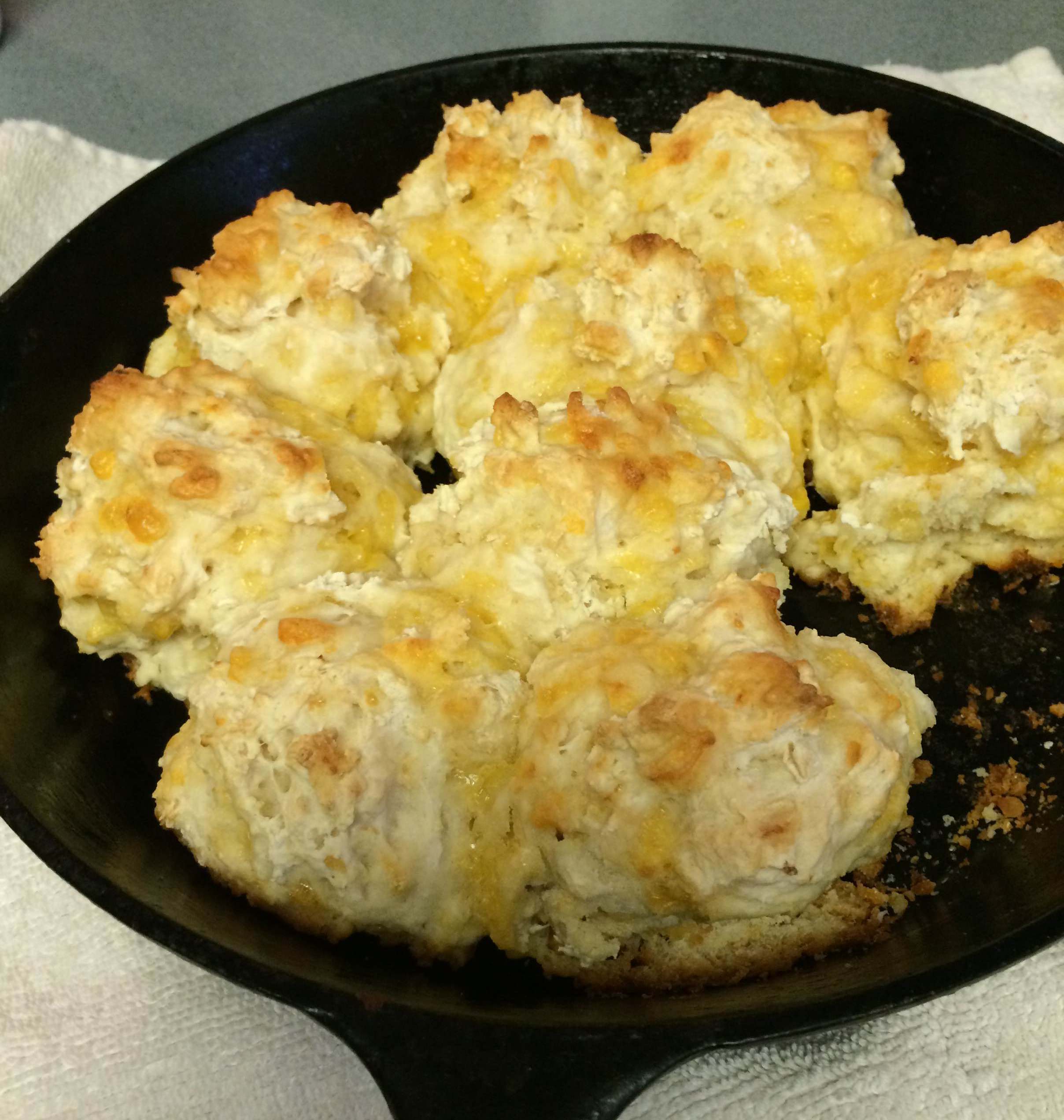 Chicken Cheddar Garlic Biscuit