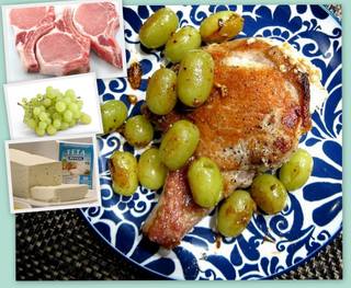 Feta Stuffed Pork Chops
