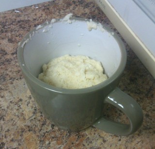 Yellow Mug Cake