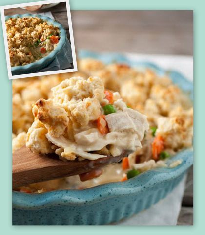 Chicken Pot Pie Crumble