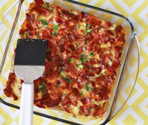 Baked Bacon and Potato Breakfast