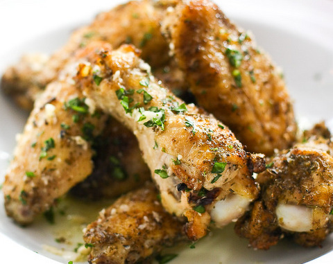 Parmesan and  Garlic Wings