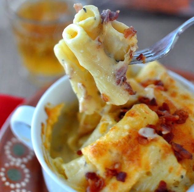 Beer Bacon Mac and Cheese