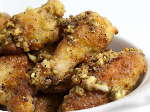 Baked Garlic Pepper Wings