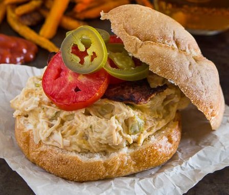 Slow Cooker Popper Chicken