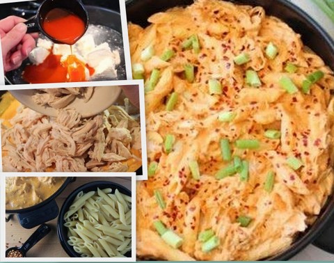 Buffalo Chicken Pasta