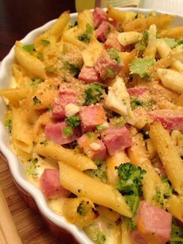 Ham and Cheese Pasta