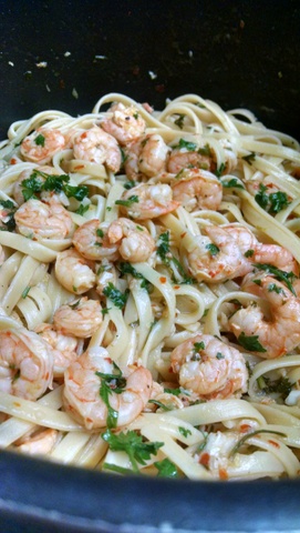 Lemon Shrimp Scampi