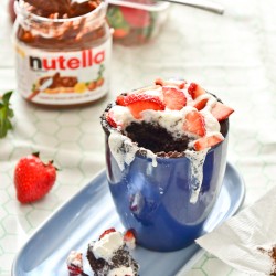 Nutella Cake for One