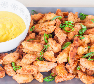 Easy Chicken Bites with Mustard Sauce