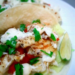 Cilantro Lime Fish Tacos