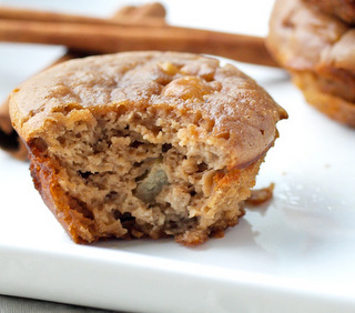 No Flour Apple PB Muffins