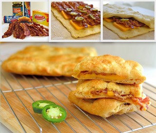 Cheesy Bacon Jalapeno Rolls