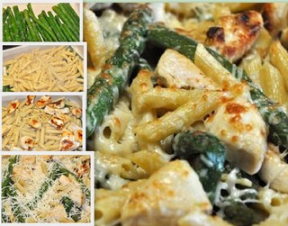 Chicken Asparagus Penne Casserole