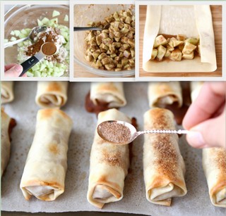 Apple Pie Egg Rolls