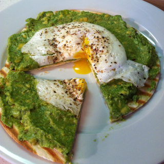 Avocado Breakfast Pizza