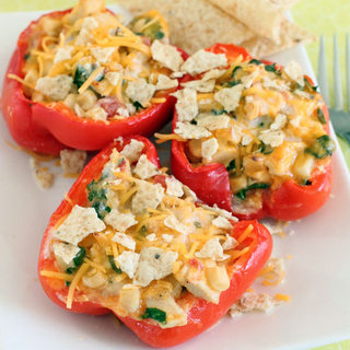 Enchilada Stuffed Peppers
