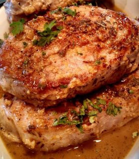 Lemon Garlic Pork Chops